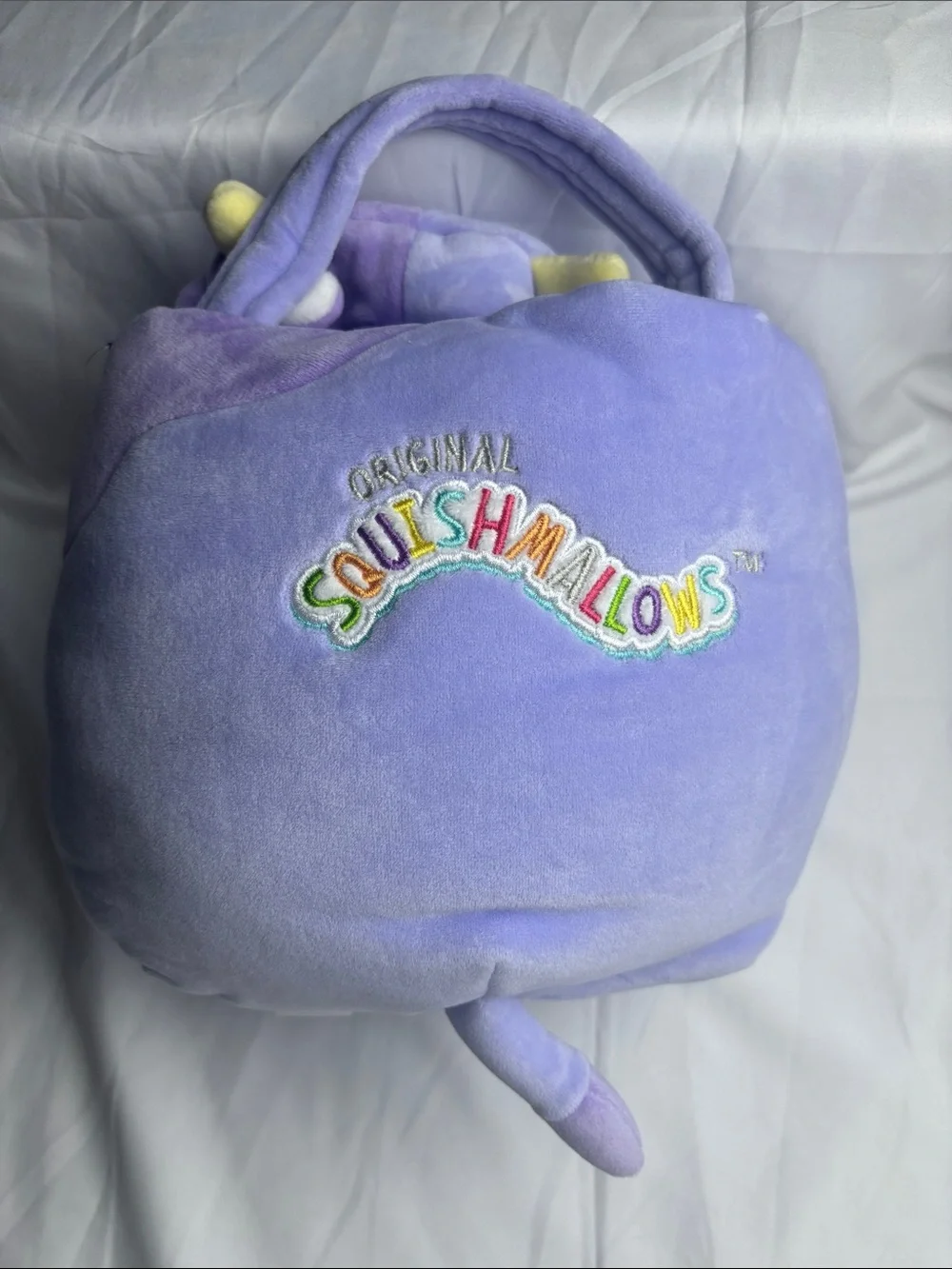 BNWT Bubba the Cow Squishmallows Easter Basket 10”
